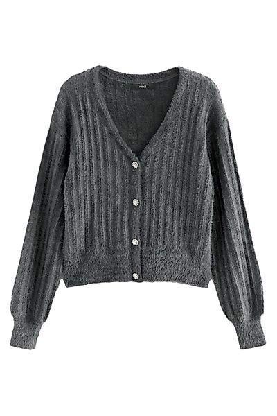 Next Strickjacke Weiche, gerippte Strickjacke mit günstig online kaufen