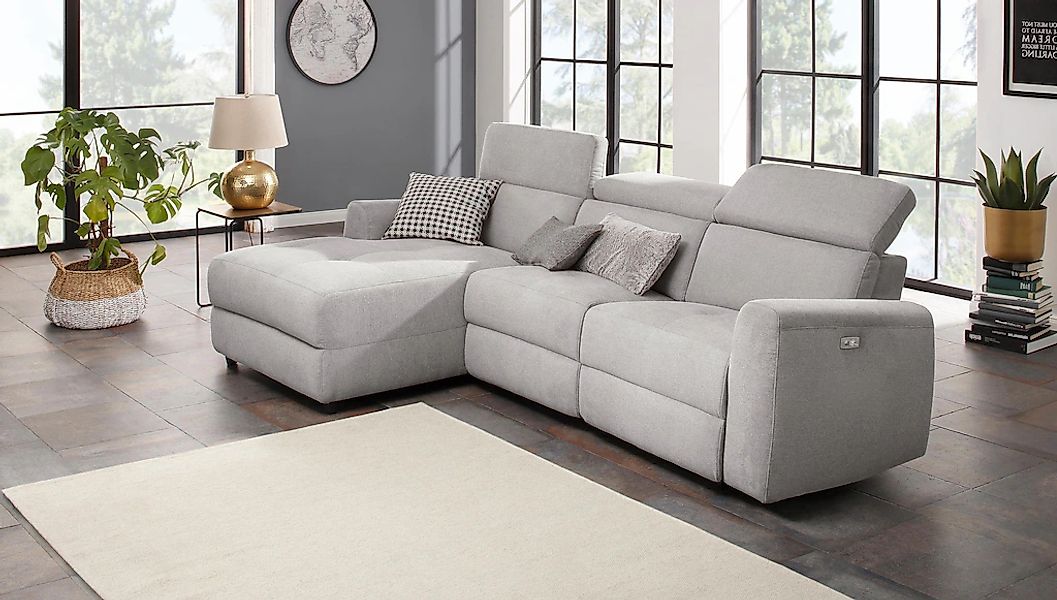 Home affaire "Sentrano, L-Form," 275 cm, man. o. elektr. Relaxfunktion und günstig online kaufen