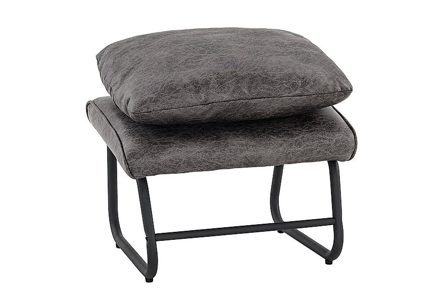 MCombo Relaxsessel MCombo Sessel mit/ohne Hocker, Retro mit Kissen, Mikrofa günstig online kaufen