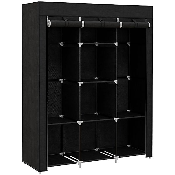 HOMCOM Stoffschrank Faltschrank, Faltbare Garderobe aus günstig online kaufen