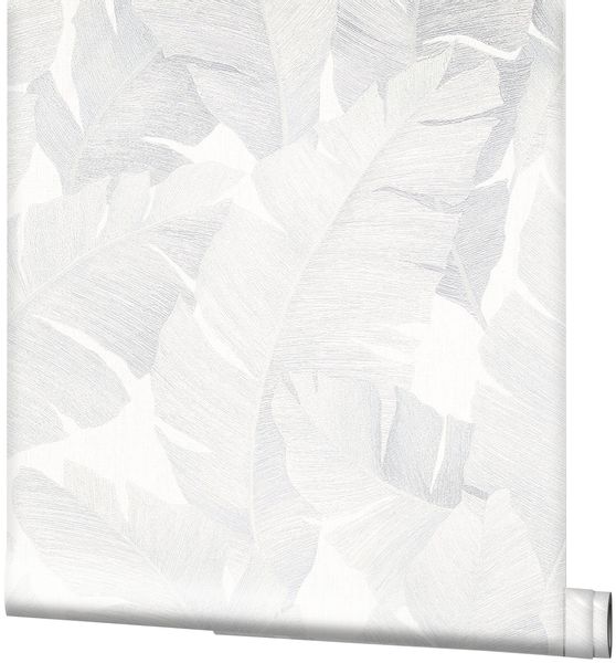 Marburg Vliestapete Avalon Floral Weiß-Grau FSC® günstig online kaufen