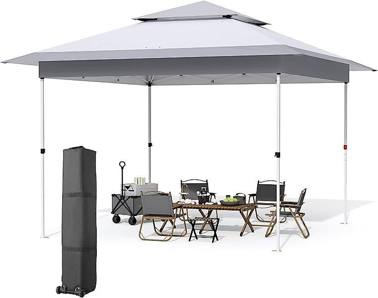TLGREEN Faltpavillon 3.6x3.6M, One Push Gartenpavillon günstig online kaufen
