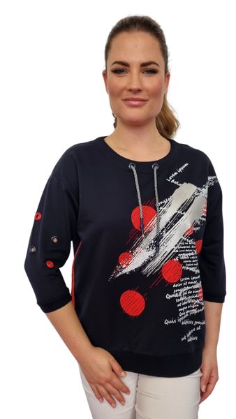 Gio Milano Sweatshirt modisch, mit 3/4-Arm günstig online kaufen