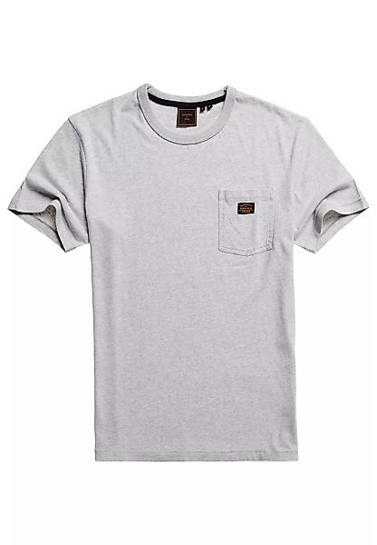 Superdry Workwear Pocket Kurzarm T-shirt 2XL Grey Marl günstig online kaufen