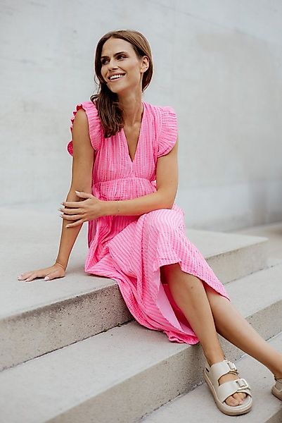 von Herzen Maxikleid Musselinkleid mit Streifen - 100% Baumwolle – Streifen günstig online kaufen