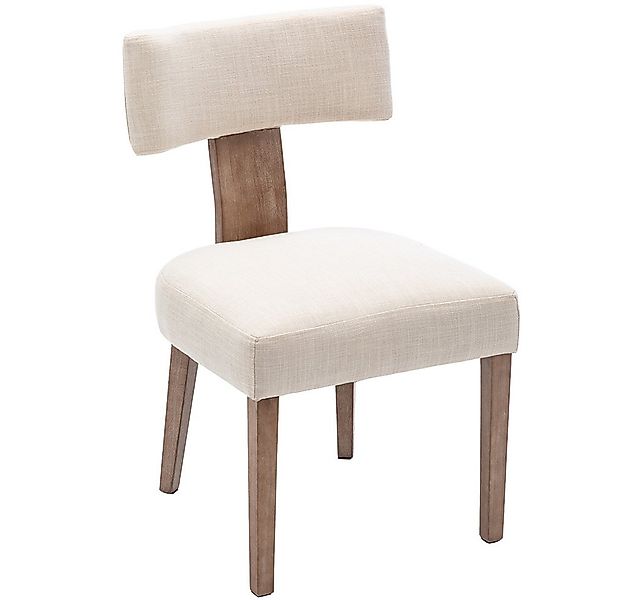 WAHSON OFFICE CHAIRS Esszimmerstuhl Vintage Küchenstühle 2er Set Leinen günstig online kaufen