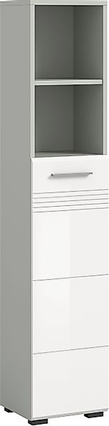 welltime Hochschrank "Calcio, Höhe 150 cm, 1 Tür, 2 offene Fächer, 3 Einleg günstig online kaufen
