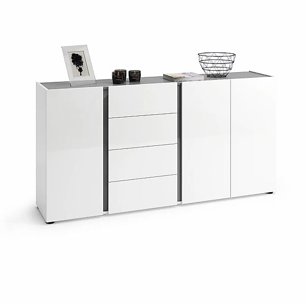 Home affaire Sideboard "Atrium" 1 Stk. tlg. günstig online kaufen