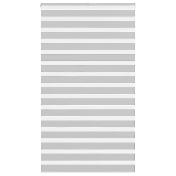 vidaXL Doppelrollo Hellgrau 135x230 cm Stoffbreite 130,9 cm Polyester 40145 günstig online kaufen