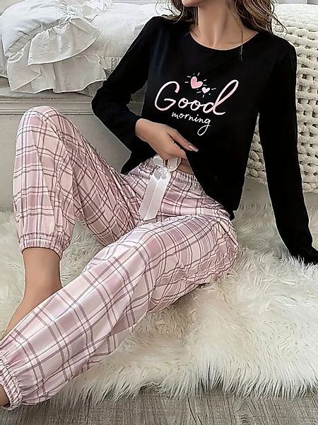 Selef Creation Pyjama Schlafanzug-Set mit Herzmotiv günstig online kaufen