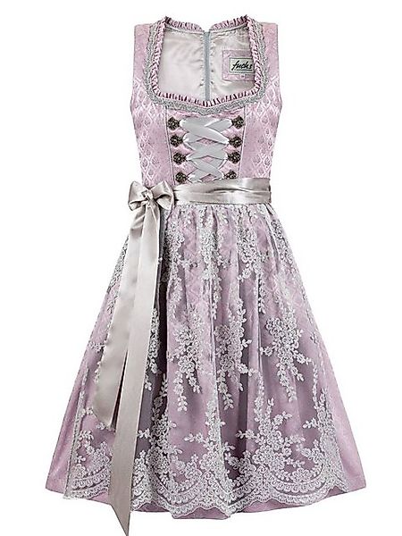 Trachten24.de Dirndl Midi Dirndl Lina rosa günstig online kaufen