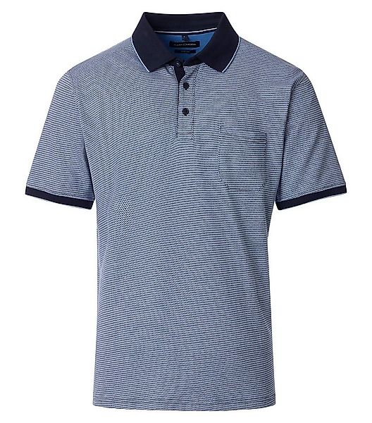CASAMODA Poloshirt CASAMODA Polo-Shirt gemustert günstig online kaufen