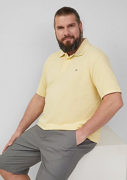 s.Oliver Kurzarmshirt Poloshirt mit kleinem Labelpatch Label-Patch günstig online kaufen