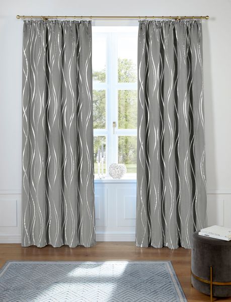 my home Vorhang "Prag" Kräuselband 1 Stk. tlg. Verdunkelungsvorhang, einsei günstig online kaufen