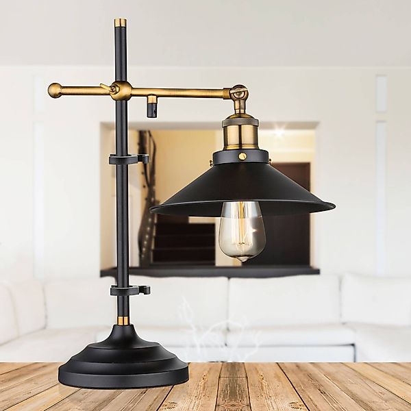 GLOBO LIGHTING Tischleuchte, Leuchtmittel nicht inklusive, Vintage Tisch Le günstig online kaufen