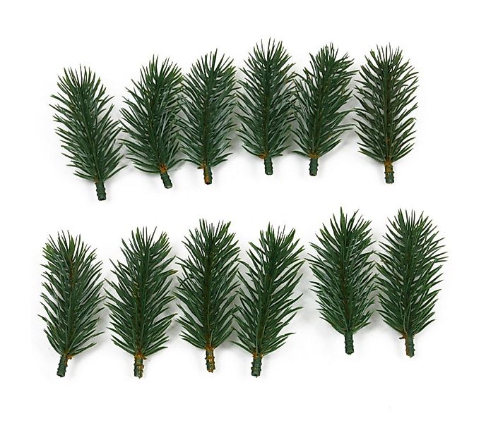Kunstzweig Künstliches Tannenstreu, 12x Tannenspitzen 7,6cm. Tannenzweige, günstig online kaufen