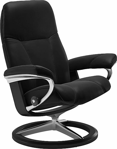Stressless "Consul" mit Signature Base, Größe M, Gestell Schwarz günstig online kaufen