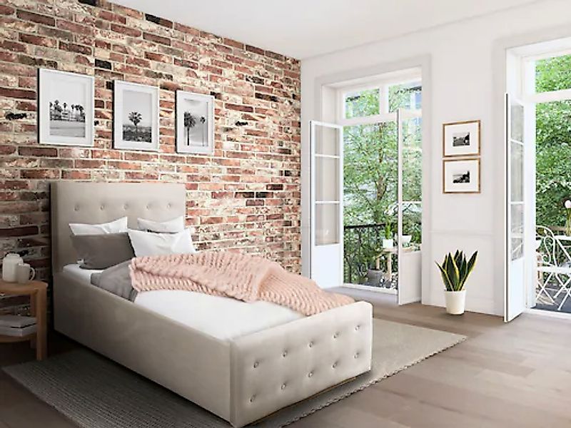 Home affaire Polsterbett "Vaine", in 5 Breiten, auch in Länge 220 cm, incl. günstig online kaufen