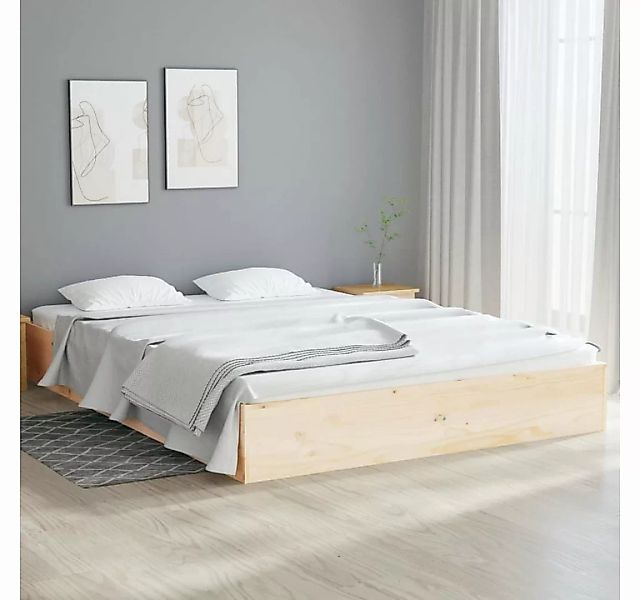 furnicato Bett Massivholzbett 135x190 cm günstig online kaufen