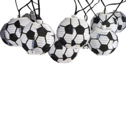 Haushalt International Lichterkette Solarlichterkette Lichterkette Fußball- günstig online kaufen