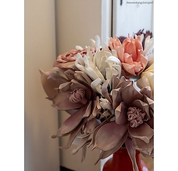 Kunstblume Kunstblumen Lotus creme Pflanzen Deko Ø 20x60 Lotus, matches21 H günstig online kaufen