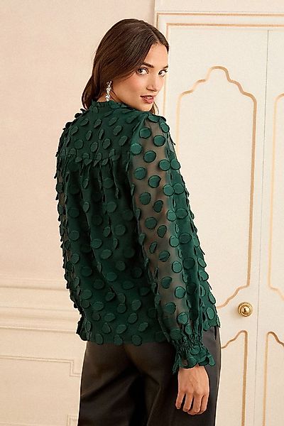 Love & Roses Langarmbluse Love & Roses Langärmlige Bluse mit Punkten, Petit günstig online kaufen