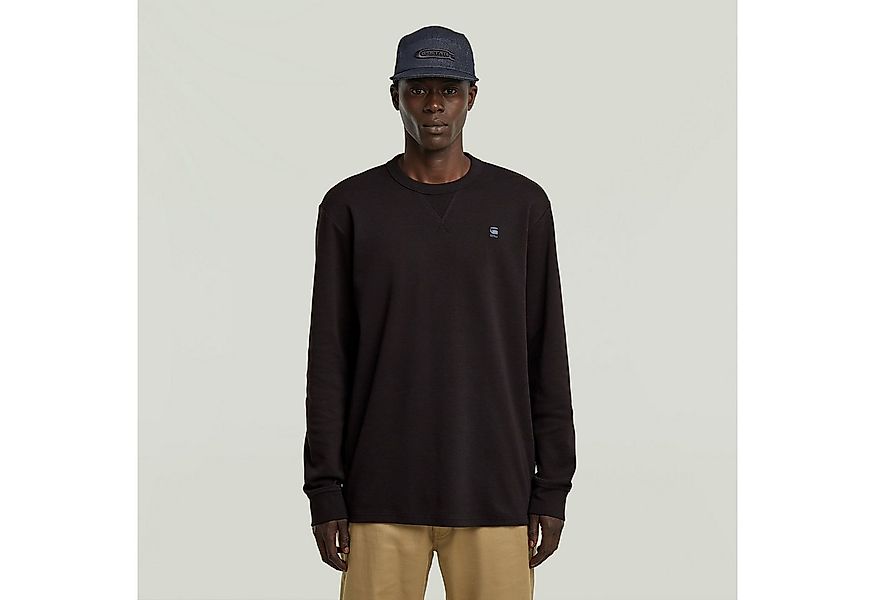 G-STAR Longsleeve Nifous R mit geripptem Einsatz vorne günstig online kaufen