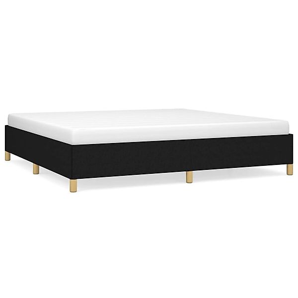 vidaXL Bettgestell Schwarz 200x200 cm Stoff Modell 11397050 günstig online kaufen