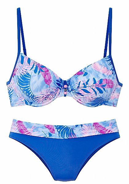 Vivance Bügel-Bikini mit stylischem Blätterprint günstig online kaufen