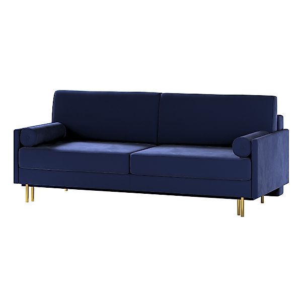 Ausklappbares Sofa Santana, dunkelblau, 212x96x87, Polsterstoffe (RI81) günstig online kaufen