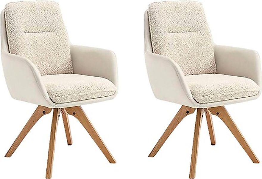 Home affaire Esszimmerstuhl "Barcelona" (Set) 2 Stk. Boucle verschiedene Ge günstig online kaufen