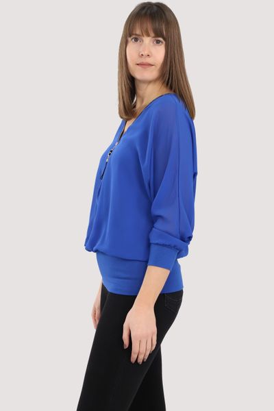 malito more than fashion Chiffonbluse 6297 günstig online kaufen