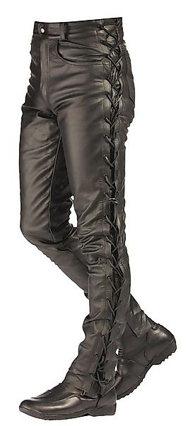 roleff Motorradhose RO3 Lederjeans– Klassische schwarze Lederhose mit seitl günstig online kaufen