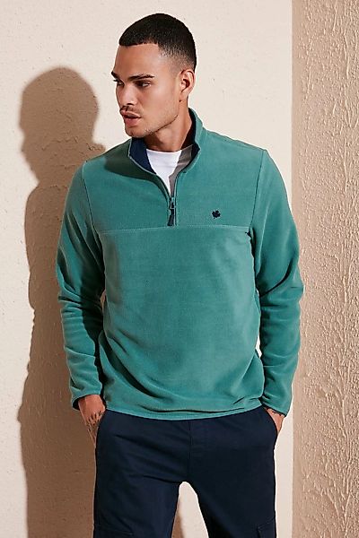 Buratti Fleecepullover Slim Fit günstig online kaufen