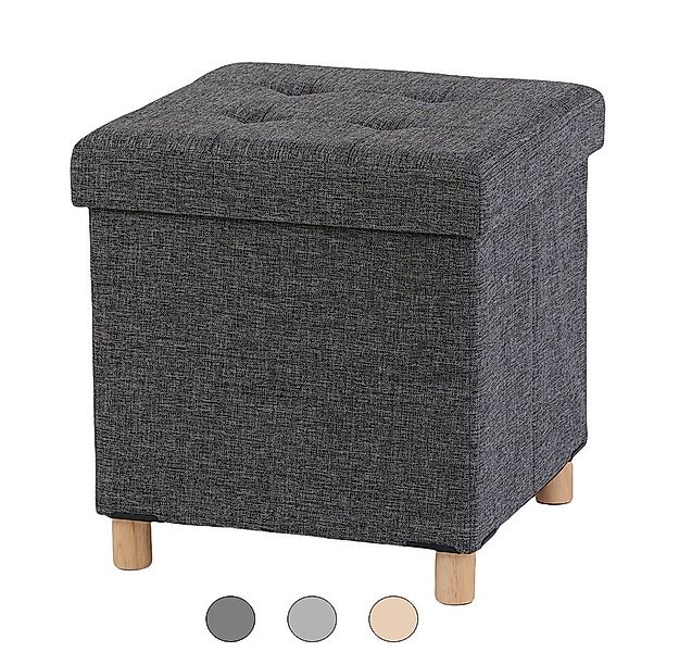 Zedelmaier Sitzhocker mit Stauraum, Schuhbank, klappbare Sitztruhe, Fußbank günstig online kaufen
