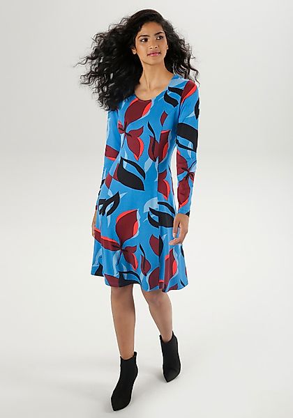 Aniston SELECTED Jerseykleid, in leichter A-Linien-Form günstig online kaufen