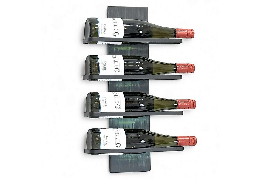 DanDiBo Weinregal Wand Metall Schwarz Modern 96695 Grün Flaschenregal Schma günstig online kaufen