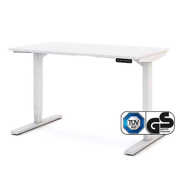 ASSMANN Büromöbel Schreibtisch Y-LINE (120x70cm Weiß günstig online kaufen