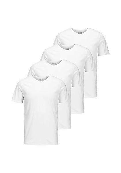 Jack & Jones T-Shirt "T-Shirt JACBASIC V-NECK TEE 2PK 2er Pack" günstig online kaufen