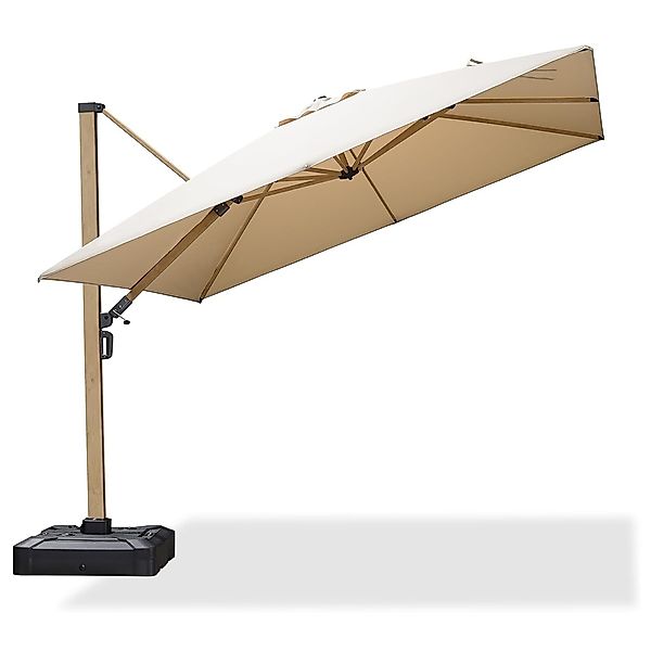 PURPLE LEAF Ampelschirm Großer windfester quadratischer günstig online kaufen