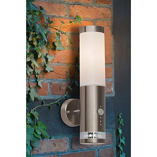 Brilliant LED Außen-Wandleuchte BOLE, Bewegungsmelder, LED fest integriert, günstig online kaufen