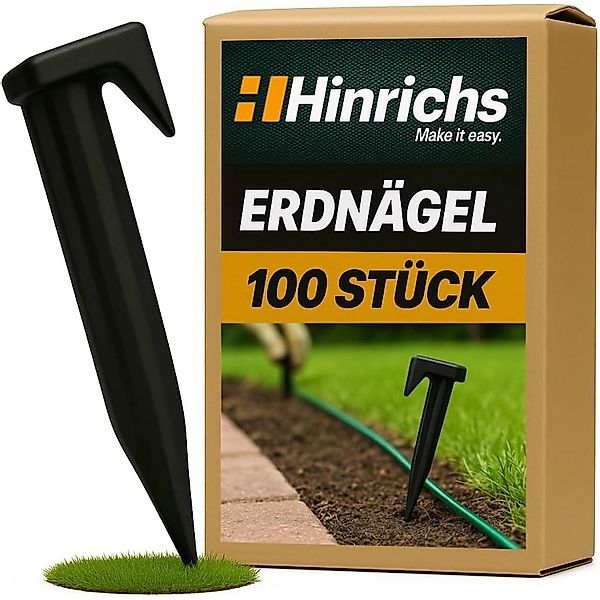 Hinrichs 100Stk Erdnägel für Mähroboter Begrenzungskabel günstig online kaufen