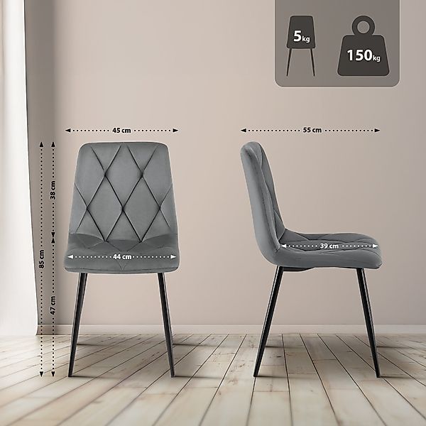 CLP Esszimmerstuhl Clairton (2er Set), mit günstig online kaufen
