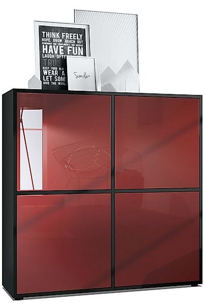 Vladon Highboard Cuba V2 (Schrank, 104 x 105,5 x 35,5 cm Sideboard mit 8 Fä günstig online kaufen