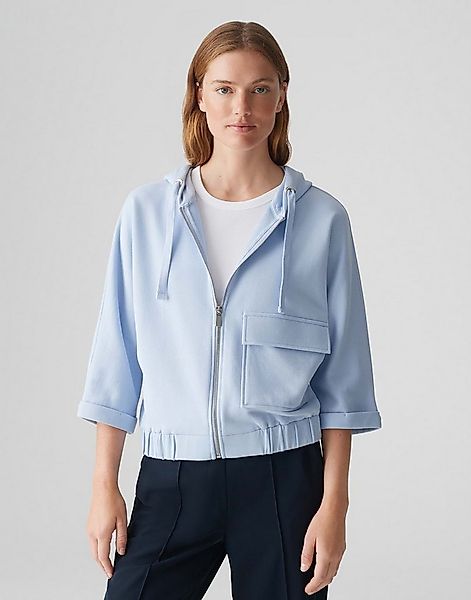 OPUS Sweatjacke GUSA Batwing Fit aus softer Baumwolle günstig online kaufen