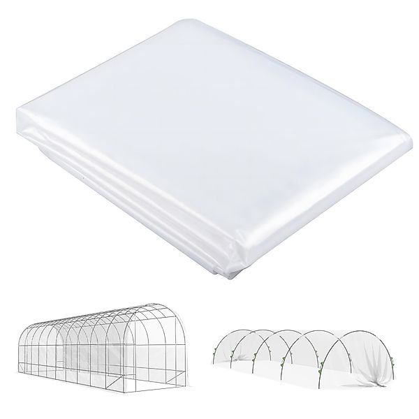 MC Star Foliengewächshaus Gewächshausfolie 8x10 m günstig online kaufen