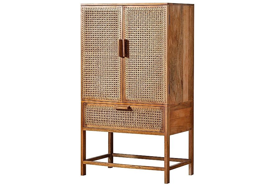 riess-ambiente Highboard BAMBOO LOUNGE 140cm natur, Massivholz · Schrank · günstig online kaufen