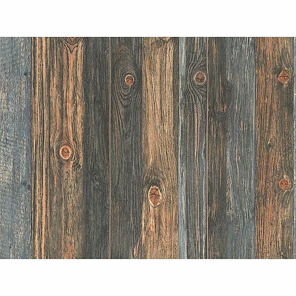A.S. Création Tapete Holzoptik Braun Grau und Beige 53 cm x 10,05 m AS-9086 günstig online kaufen