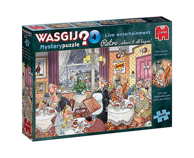 Jumbo Spiele Puzzle Wasgij Mystery Retro 4 Live-Unterhaltung 1000 Teile Puz günstig online kaufen