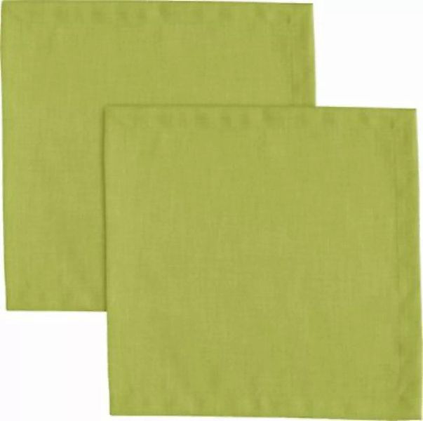 Erwin Müller Serviette  2er-Pack Madrid grün Gr. 40 x 40 günstig online kaufen